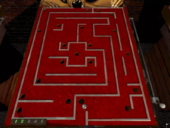 Panic in the Park Windows 3.x Guiding a marble out of a maze