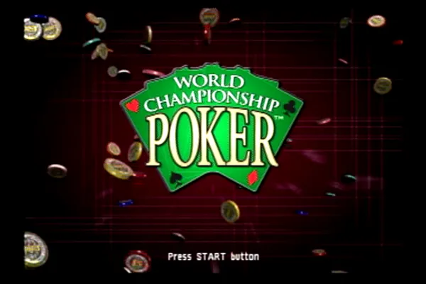 World Championship Poker PlayStation 2 Title Screen