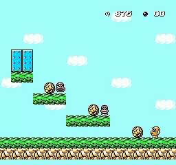 Moai Kun NES You will have to do some rock moving...what is this...Boulder Dash?