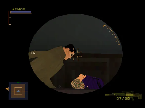 Syphon Filter 3 PlayStation Sniper rifle scope