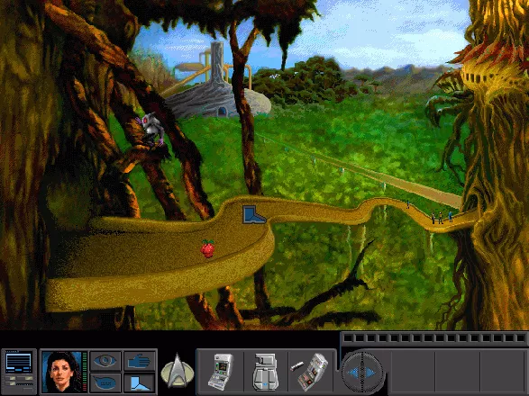 Star Trek: The Next Generation - &#x22;A Final Unity&#x22; DOS Navigating through the jungle world may be difficult.