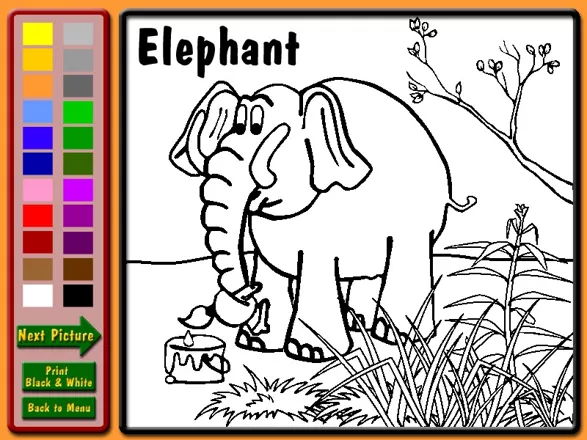 Animals of Africa Windows Coloring pages