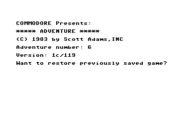 Strange Odyssey Commodore 64 Startup