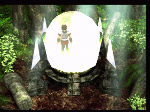 Jade Cocoon: Story of the Tamamayu PlayStation Using a warp