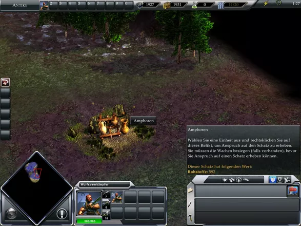 Empire Earth III Windows Treasures like these are hidden all over the maps.