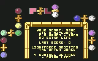 Lightforce Commodore 64 Finished level 1