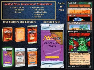 Magic: The Gathering - Spells of the Ancients Windows Sealed Deck Tournament