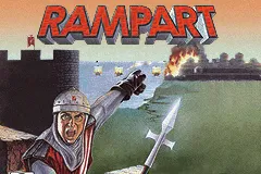 Gauntlet / Rampart Game Boy Advance Rampart: title screen