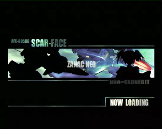 Zanac X Zanac PlayStation Zanac Neo loading screen