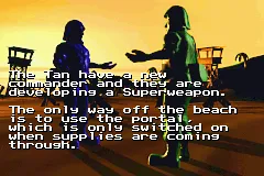 Army Men: Operation Green Game Boy Advance A cut-scene shows when you meet the blue spy.