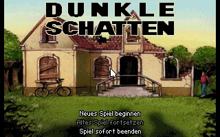 Dunkle Schatten DOS Title screen
