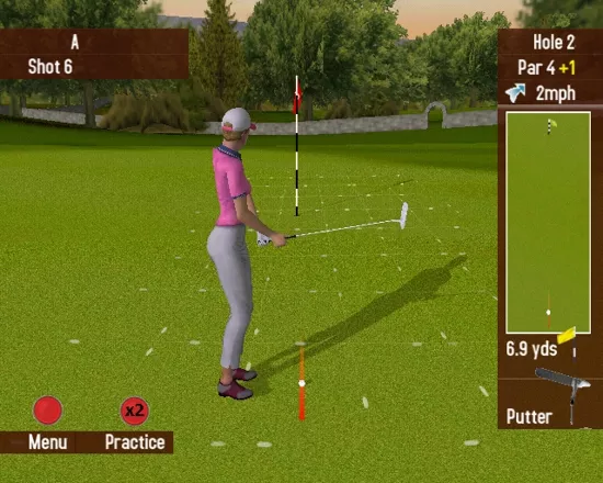 REALPLAY Golf PlayStation 2 Some more putting