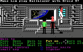 Zak McKracken and the Alien Mindbenders Commodore 64 Meeting with the king, Elvis!