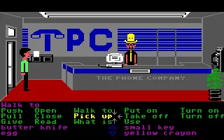 Zak McKracken and the Alien Mindbenders Commodore 64 In the phone company building, home to evil aliens bent on taking over our planet...