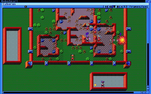 RoboSport Amiga Movie player screen