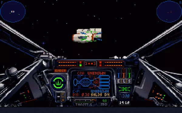Star Wars: X-Wing DOS Inside of a X-Wing