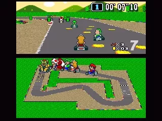 Super Mario Kart SNES Racing queen uh... Princess :)
