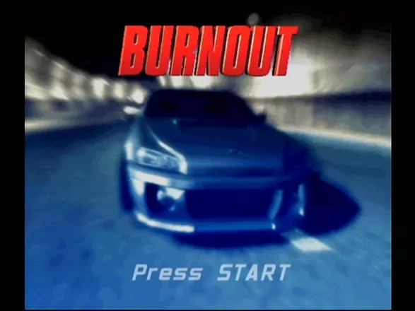 Burnout GameCube Title Screen