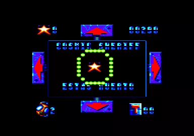 Cosmic Sheriff Amstrad CPC When you lose your last life, the star gets shot.
