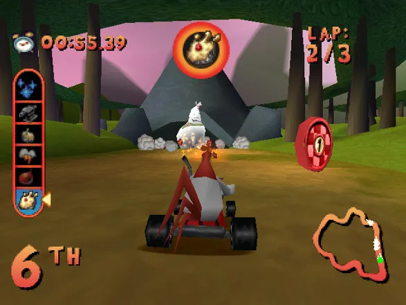 Looney Tunes Racing PlayStation Opera track