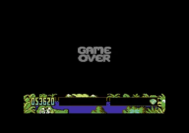 Tarzan Goes Ape! Commodore 64 Game over