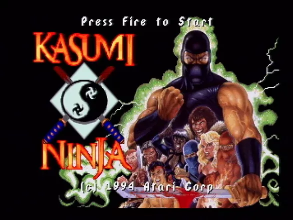 Kasumi Ninja Jaguar Title screen