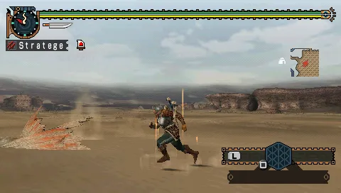 Monster Hunter: Freedom 2 PSP In the desert