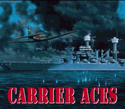 Carrier Aces SNES Title Screen