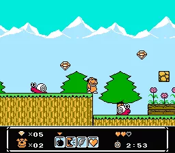 Wacky Races NES Snails. I never liked those guys.