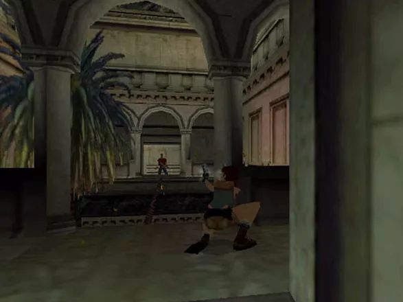 Tomb Raider: Chronicles Windows Ducking gives more cover.