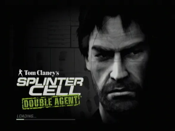 Tom Clancy&#x27;s Splinter Cell: Double Agent PlayStation 2 Loading screen + face.