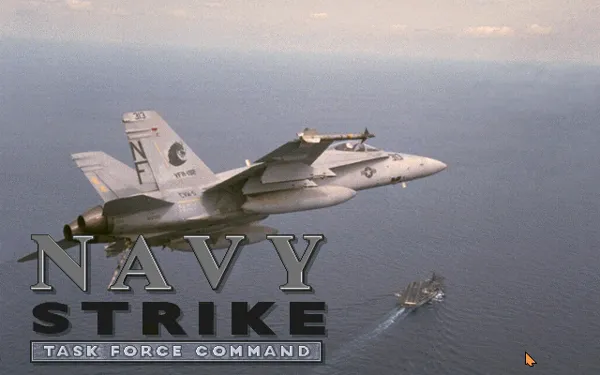 Navy Strike DOS Title screen