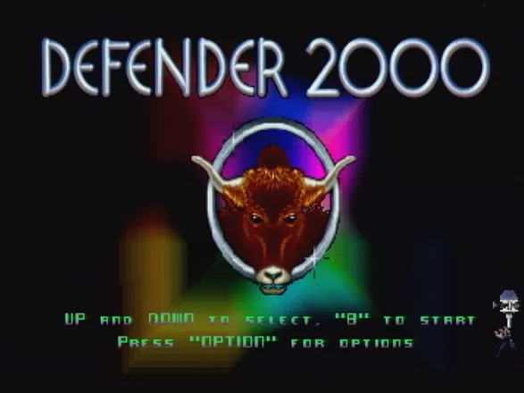 Defender 2000 Jaguar Game Menu
