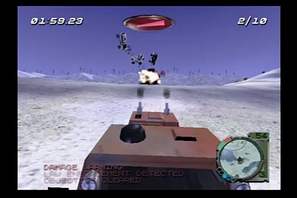 Smuggler&#x27;s Run 2: Hostile Territory PlayStation 2 Vehicles are equipped with various defense mechanisms, such as planting a bomb.