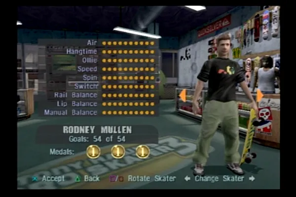 Tony Hawk&#x27;s Pro Skater 3 PlayStation 2 Choose from a number of real-life skaters.