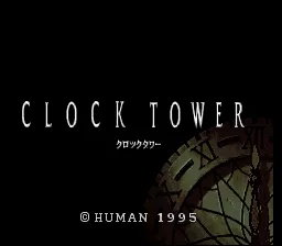 Clock Tower SNES Title Screen