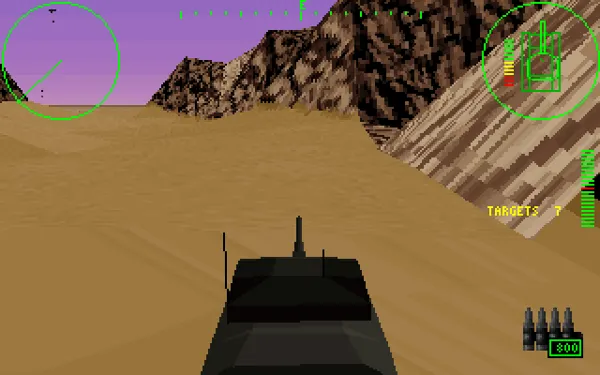Tank Commander DOS Proceeding to target