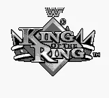 WWF King of the Ring Game Boy Title screen