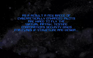 Delta V DOS Part of the plot is explained in intro movie