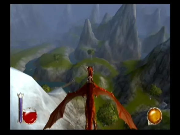 Drakan: The Ancients&#x27; Gates PlayStation 2 Flying gives you access to all the lands below