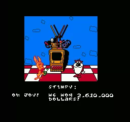The Ren &#x26; Stimpy Show: Buckeroo$! NES making those big bucks