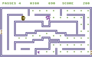 Hungry Horace Commodore 64 Eat all dots (or stars) and avoid the enemies, just like in Pac-man.