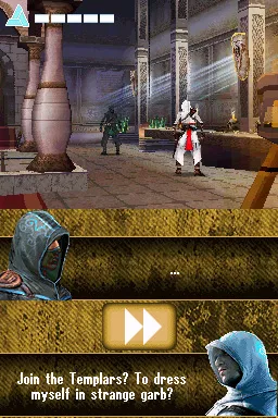 Assassin&#x27;s Creed: Alta&#xEF;r&#x27;s Chronicles Nintendo DS Dark ambiance