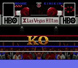 Boxing Legends of the Ring Genesis KO win screen
