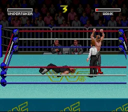 WWF Super WrestleMania SNES He beat me.