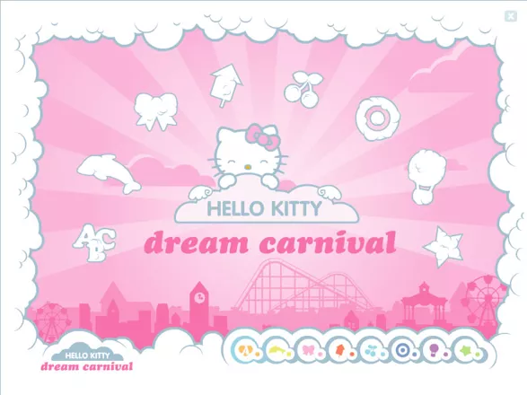 Hello Kitty: Dream Carnival Windows Title screen and main menu