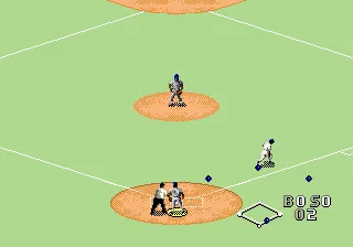 World Series Baseball Genesis Walked batter