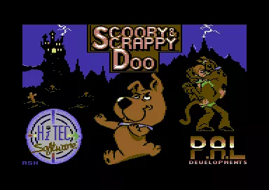 Scooby-Doo and Scrappy-Doo Commodore 64 Loading screen
