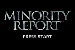 Minority Report: Everybody Runs Game Boy Advance The title