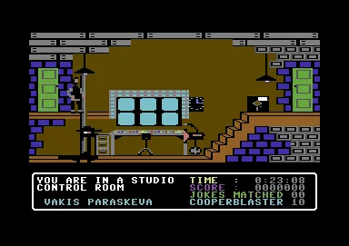 The Adventures of Bond... Basildon Bond Commodore 64 The control room